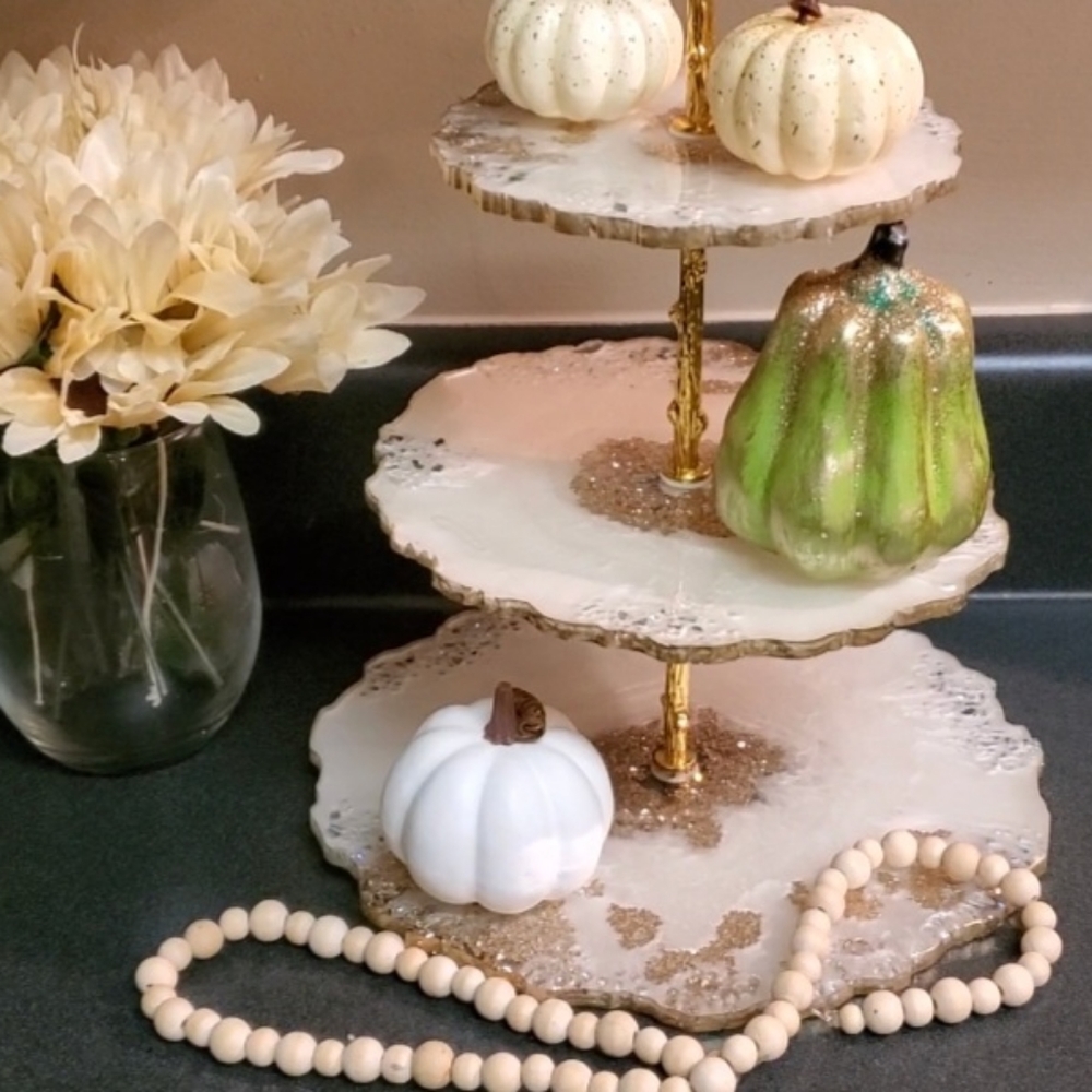 Resin 3 Tier Tray